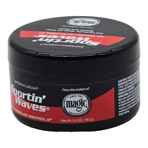 Softsheen Carson Sportin’ Waves Gel Pomade with Wavitrol III (99.2g) - image 8 | Momjays Afro Markt | KulturCart