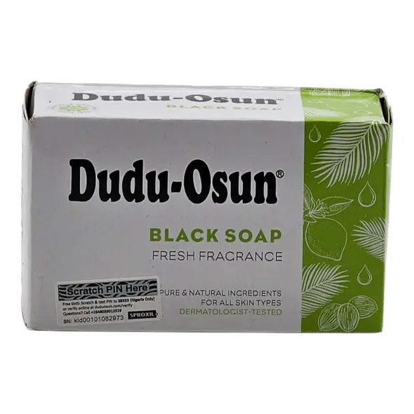 Dudu-Osun Black Soap Fresh Fragrance (150g) - image 1 | OMOWEST AFRO INTERCONTINENTAL SHOP | KulturCart