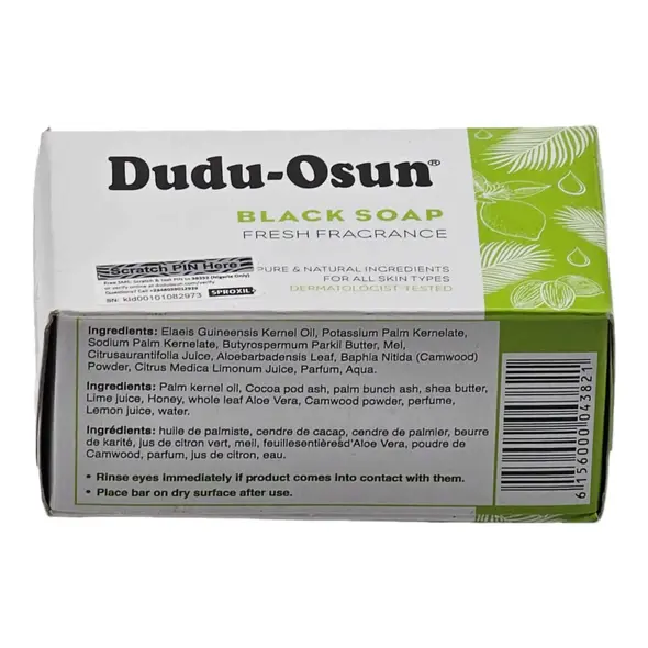 Dudu-Osun Black Soap Fresh Fragrance (150g) - image 5 | OMOWEST AFRO INTERCONTINENTAL SHOP | KulturCart