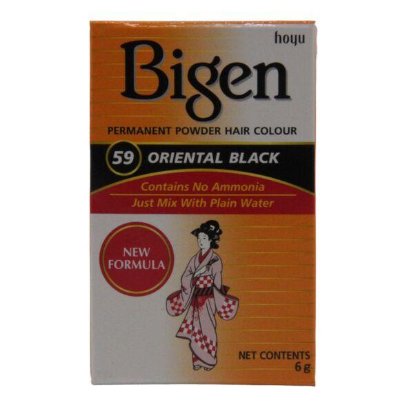 Bigen Permanent Powder Hair Colour Oriental Black (6g) - image 1 | Afro Family Shop | KulturCart