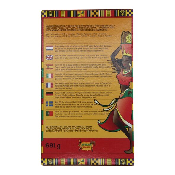 African Beauty Cocoyam Fufu Mix (681g) - image 5 | Afro Family Shop
