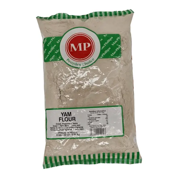 Mp people's choice yam flour (0.91kg) - image 2 | OMOWEST AFRO INTERCONTINENTAL SHOP