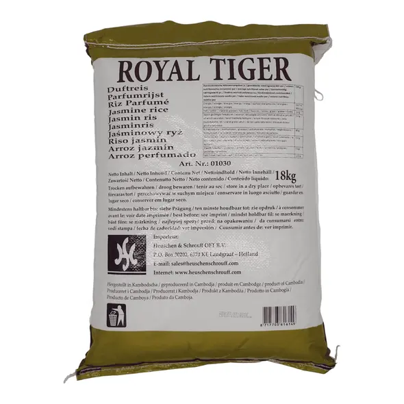 Royal tiger premium jasmine rice (18kg) - image 6 | OMOWEST AFRO INTERCONTINENTAL SHOP
