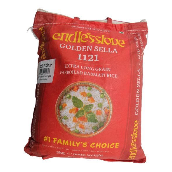 Endlesslove Golden Sella 1121 Extra Long Grain (5kg) - image 1 | Afro Family Shop