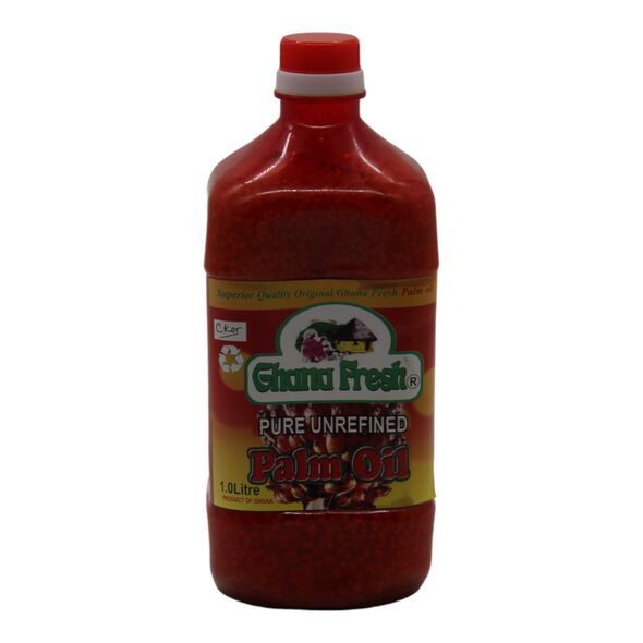 Ghana Fresh Pure Unrefined Palm Oil (1L) - image 1 | Afro Family Shop