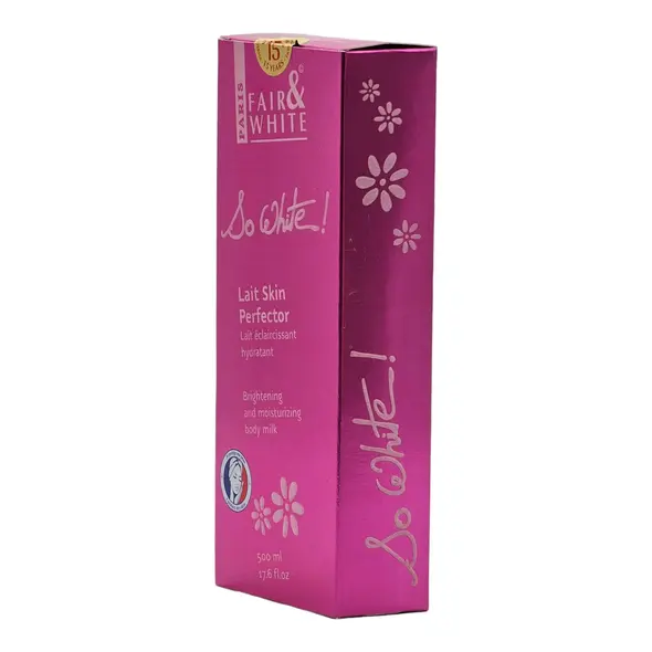 Paris Fair & White So White Lait Skin Perfector Brightening and Moisturizing Body Milk (500ml) - image 9 | Afro Family Shop | KulturCart
