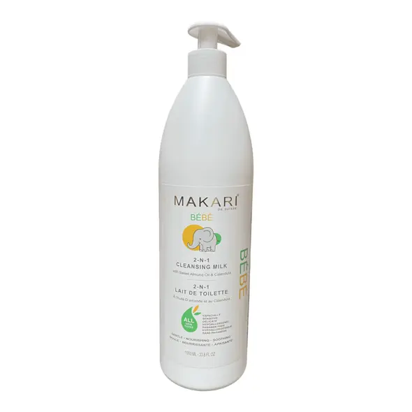 makari bebe 2-N-1 cleansing milk (1000ml) - image 6 | OMOWEST AFRO INTERCONTINENTAL SHOP | KulturCart