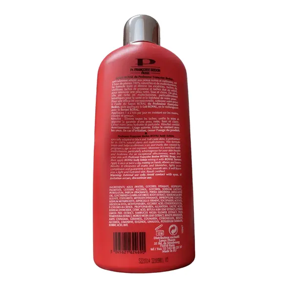 Pr. Francoise Bedon Paris, Royal lightening Lotion (500ml) - image 3 | OMOWEST AFRO INTERCONTINENTAL SHOP
