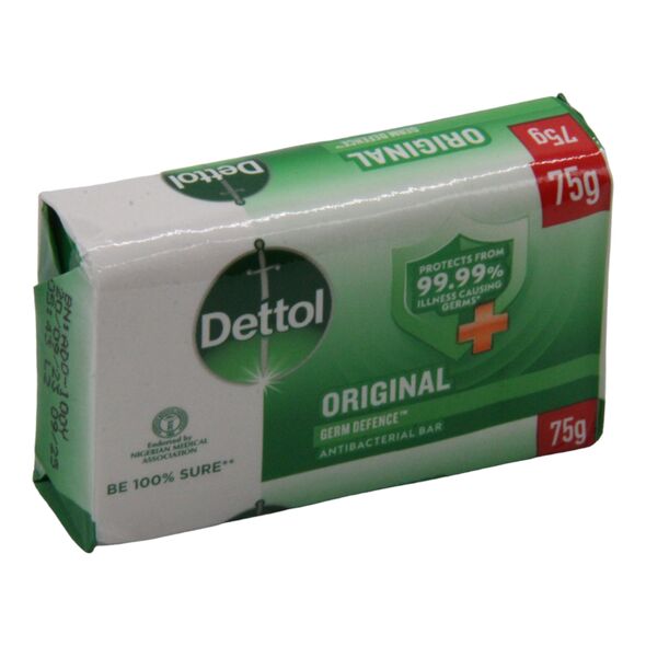 Dettol Germ Defence Anti Bacterial Bar (75g) - image 5 | Afro Family Shop