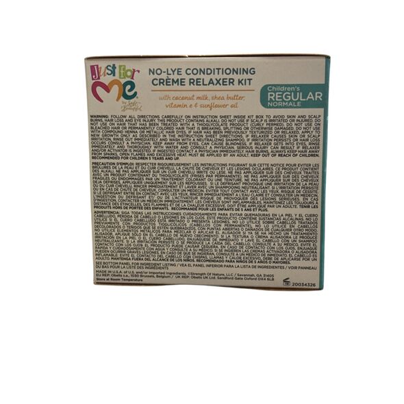 Just for me natural hair milk. No lye conditioning Relaxer kit - image 4 | Omowest Afro Intercontinental Shop | KulturCart