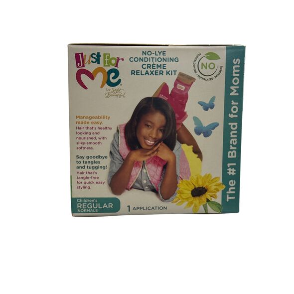 Just for me natural hair milk. No lye conditioning Relaxer kit - image 6 | Omowest Afro Intercontinental Shop | KulturCart