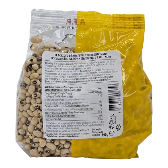 African food products balck eye beans (500g) - image 3 | OMOWEST AFRO INTERCONTINENTAL SHOP | KulturCart