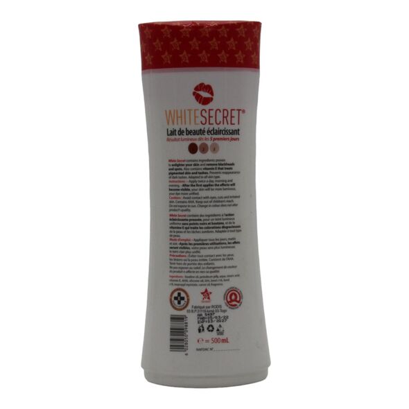 White Secret Lightening Body Lotion (500ml) - image 2 | Afro Family Shop | KulturCart