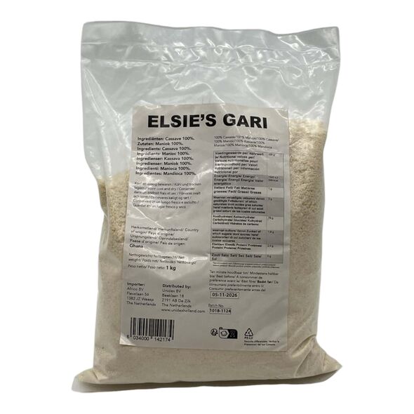 Elsie‘s Gari white (1kg) - image 3 | Afro Center & Afro Cut Krefeld | KulturCart