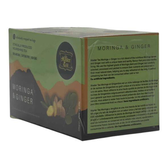 Master Tea - Moringa & Ginger Tea - image 3 | Afro Center & Afro Cut Krefeld | KulturCart