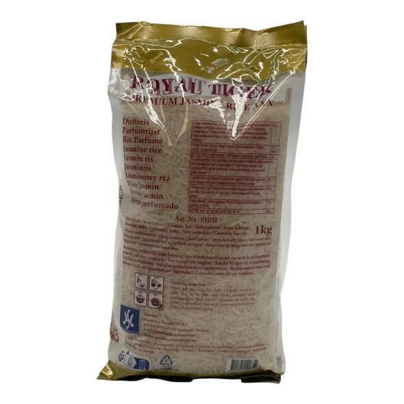 Royal Tiger Jasmine Rice AAA extra long (1kg) - image 2 | Afro Center & Afro Cut Krefeld | KulturCart