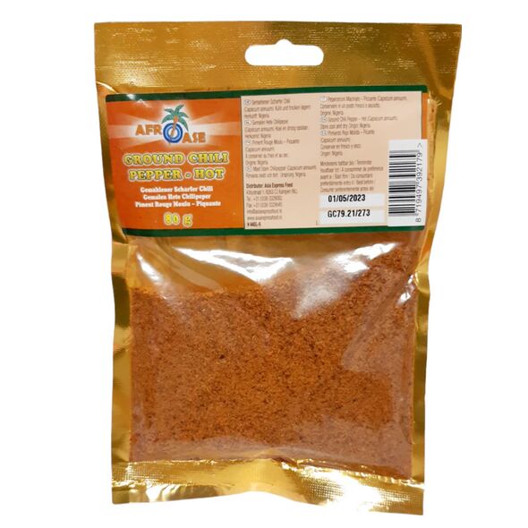 AFROASE WHOLE CHILLI PEPPER 80g - image 1 | Omowest Afro Intercontinental Shop | KulturCart