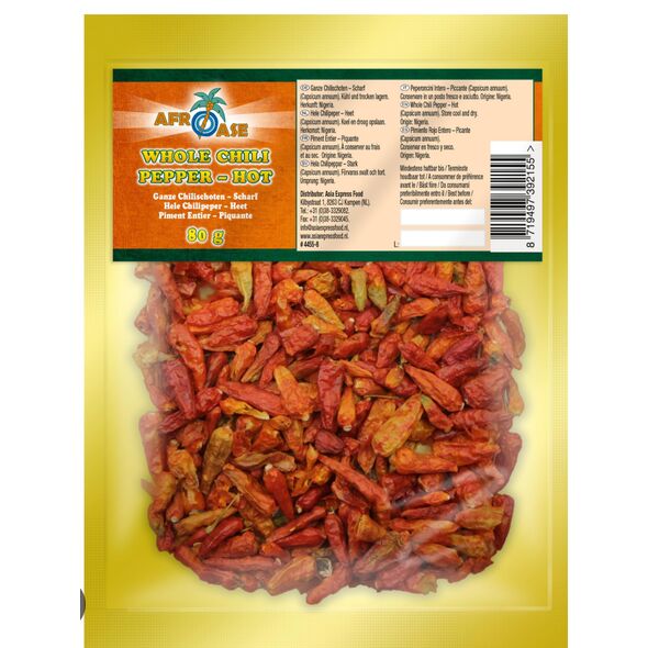 AFROASE GROUND CHILLI PEPPER 80g - image 1 | Omowest Afro Intercontinental Shop