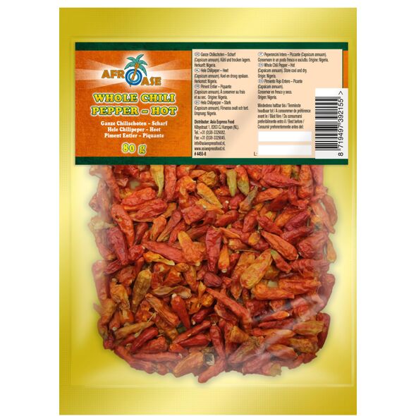 AFROASE GROUND CHILLI PEPPER 80g - image 2 | Omowest Afro Intercontinental Shop