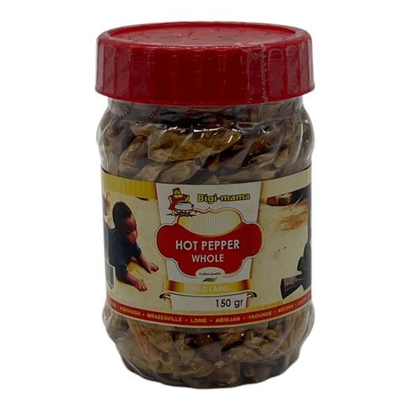 Bigi-mama Hot Pepper Whole (150g) - image 1 | Afro Center & Afro Cut Krefeld | KulturCart