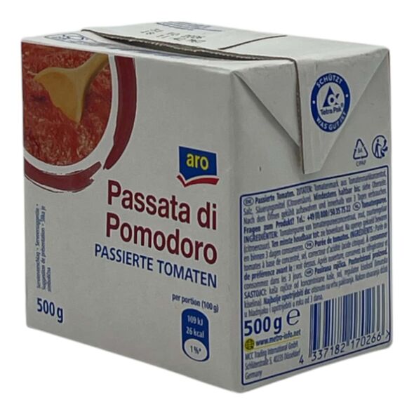 aro Passata di Pomodoro passierte Tomaten (500g) - image 2 | Afro Center & Afro Cut Krefeld | KulturCart