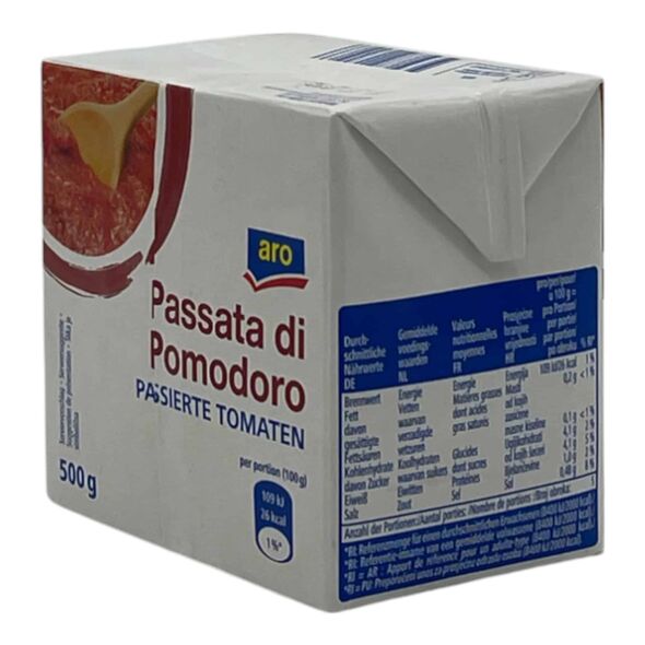 aro Passata di Pomodoro passierte Tomaten (500g) - image 3 | Afro Center & Afro Cut Krefeld | KulturCart