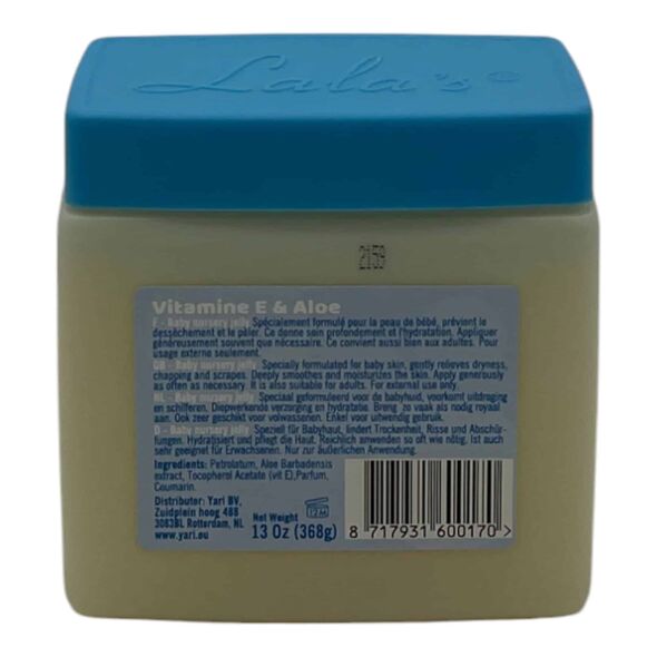 LALA'S BABY NURSERY JELLY. Vitamine E & Aloe - image 2 | Afro Center & Afro Cut Krefeld