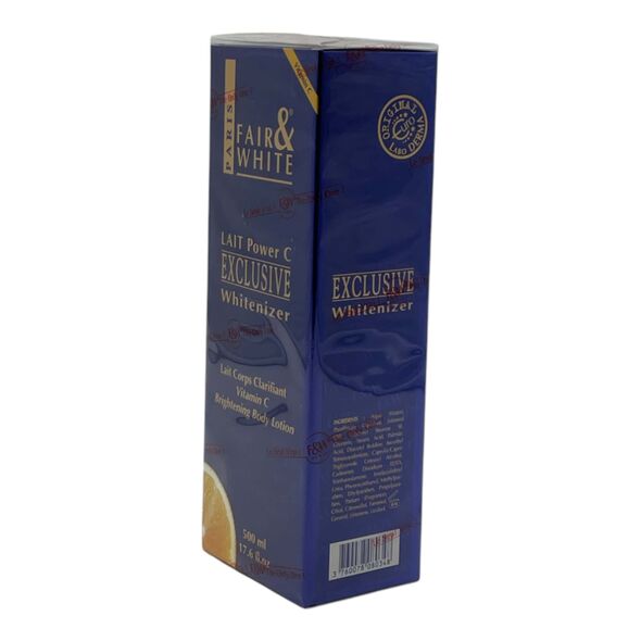 Fair & White Lait Power C Exclusive Whitenizer Brightneing Body Lotion (500ml) - image 3 | Afro Center & Afro Cut Krefeld | KulturCart