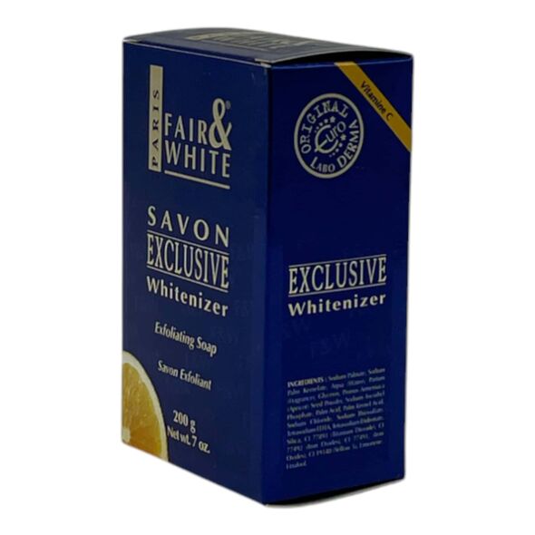 Fair & white Savon Exclusive Whitenizer 200g - image 2 | Afro Center & Afro Cut Krefeld