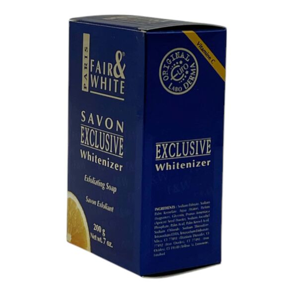 Fair & white Savon Exclusive Whitenizer 200g - image 3 | Afro Center & Afro Cut Krefeld
