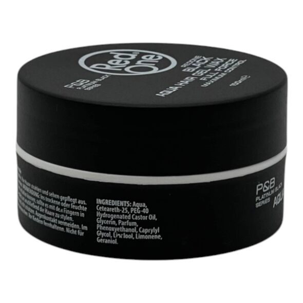 Red One Maximum Control Black Aqua Hair Gel Wax Full Force 150ml - image 4 | Afro Center & Afro Cut Krefeld | KulturCart