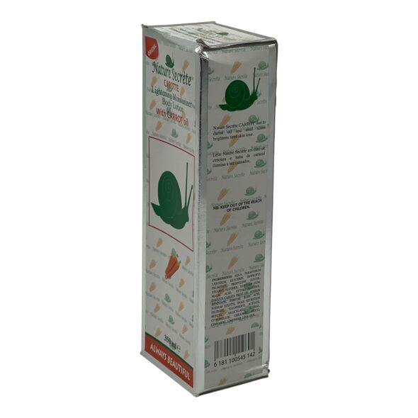 Nature Secrete Carotte Lightening Moisturizer Body Lotion with Carrot Oil (350ml) - image 3 | Afro Center & Afro Cut Krefeld | KulturCart