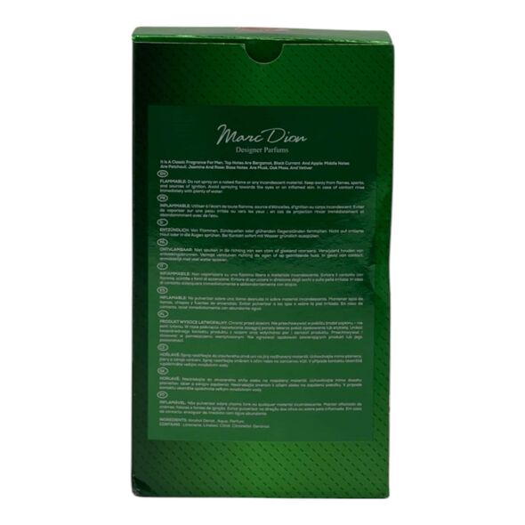 Marc Dion Eau De Toilette 100ml - image 2 | Afro Center & Afro Cut Krefeld