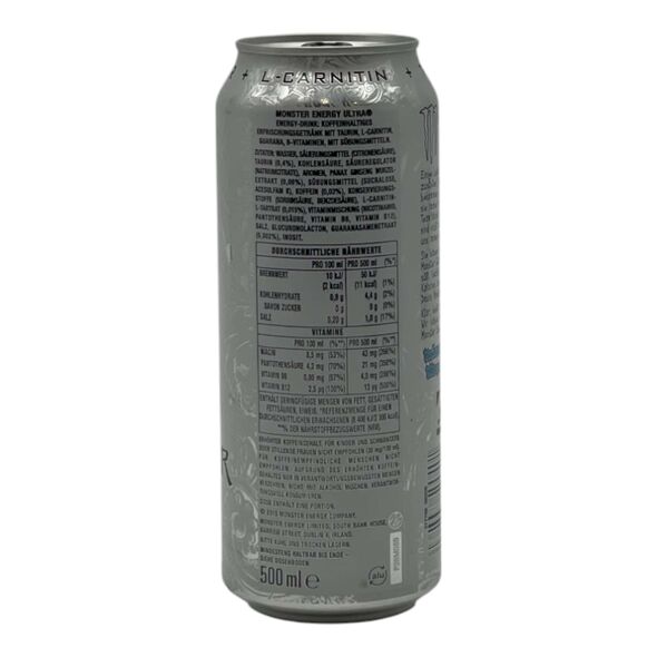 MONSTER ENERGY "ULTRA" ENERGY DRINK (500ml) - image 2 | Afro Center & Afro Cut Krefeld | KulturCart