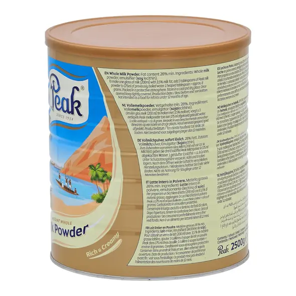 Peak instant whole milk powder (2500g) - image 5 | OMOWEST AFRO INTERCONTINENTAL SHOP