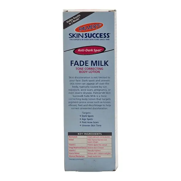 Palmer's Skin Success Anti-Dark Spot Fade Milk Tone Correcting Body Lotion (250ml) - image 5 | Momjays Afro Markt