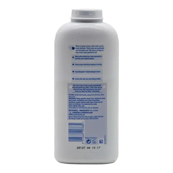 Johnson's Baby Powder (500g) - image 5 | OMOWEST AFRO INTERCONTINENTAL SHOP | KulturCart