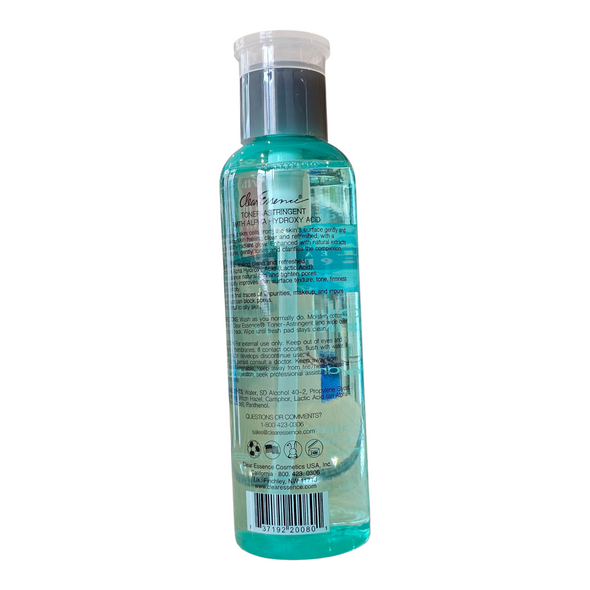 CLEAR ESSENCE TONER ASTRINGENT WITH ALPHA HYDROXY ACID (FACIAL CLEANSER, ANTI-AGING FORMULA) 236ml 8OZ - image 8 | Malaika afro international Markt | KulturCart