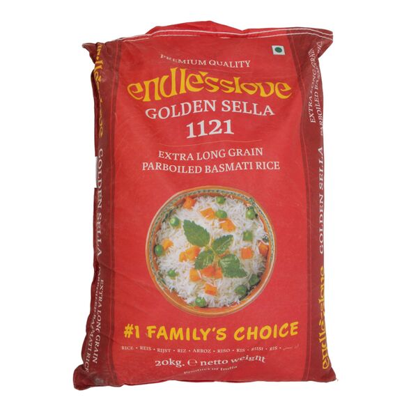 Endlesslove Golden Sella 1121 Extra Long Grain (20kg) - image 1 | Afro Family Shop | KulturCart