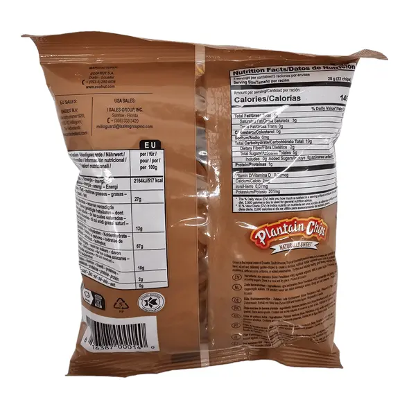 Tropical gourmet plantain chips naturally sweet (85g) - image 7 | OMOWEST AFRO INTERCONTINENTAL SHOP