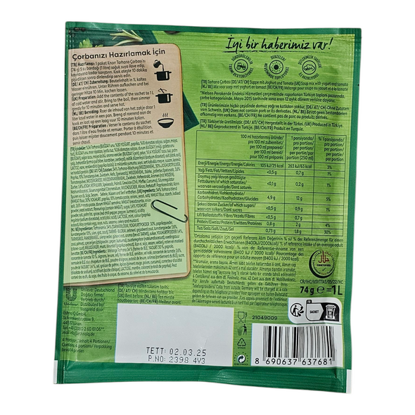 Knorr Tarhana Corbasi (74g) - image 2 | Malaika afro international Markt | KulturCart