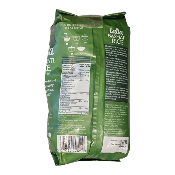 Laila Basmati Rice (1kg) - image 5 | Malaika afro international Markt | KulturCart