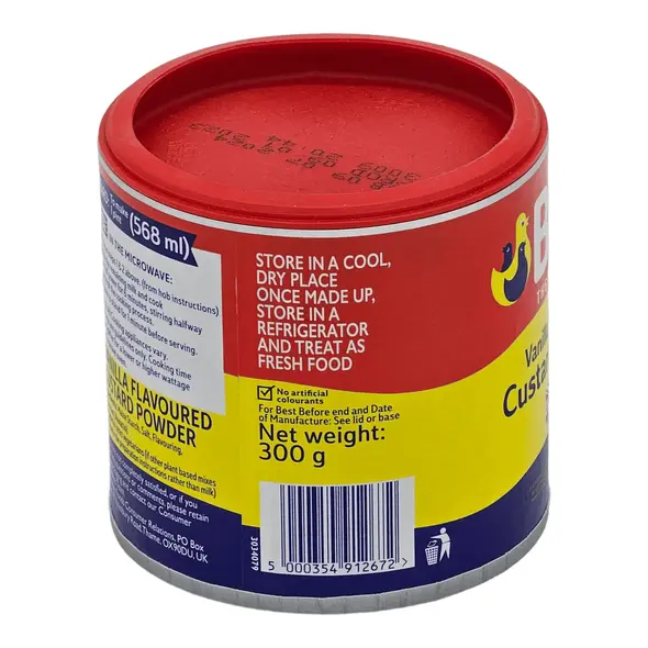 Bird's the original vinalla flavoured custard powder (300g) - image 6 | OMOWEST AFRO INTERCONTINENTAL SHOP