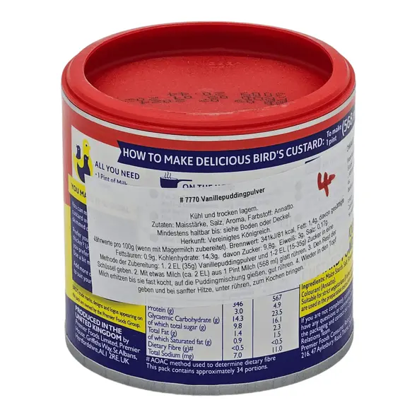 Bird's the original vinalla flavoured custard powder (300g) - image 9 | OMOWEST AFRO INTERCONTINENTAL SHOP