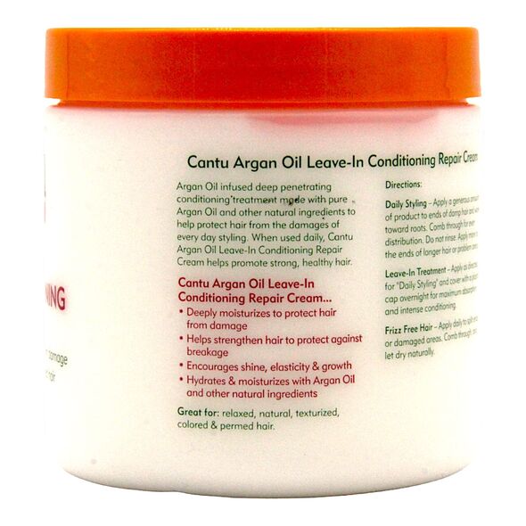 Cantu Argan Oil Leave-In Conditioning Repair Cream (453g) - image 2 | Afro Family Shop | KulturCart