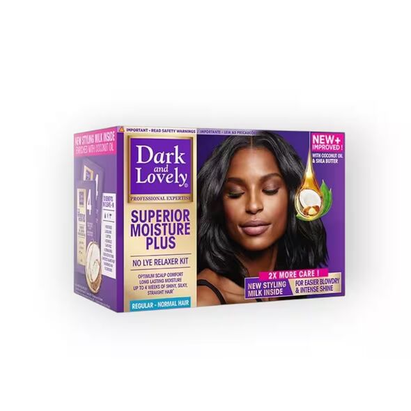 Dark & Lovely Moisture Plus Relaxer Kit Regular - image 1 | Omowest Afro Intercontinental Shop | KulturCart