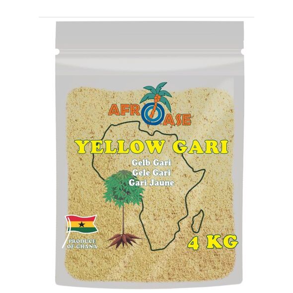 Afroase Yellow Gari 4kg - image 3 | Omowest Afro Intercontinental Shop