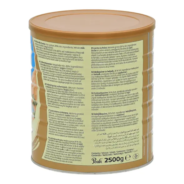 Peak instant whole milk powder (2500g) - image 7 | OMOWEST AFRO INTERCONTINENTAL SHOP | KulturCart