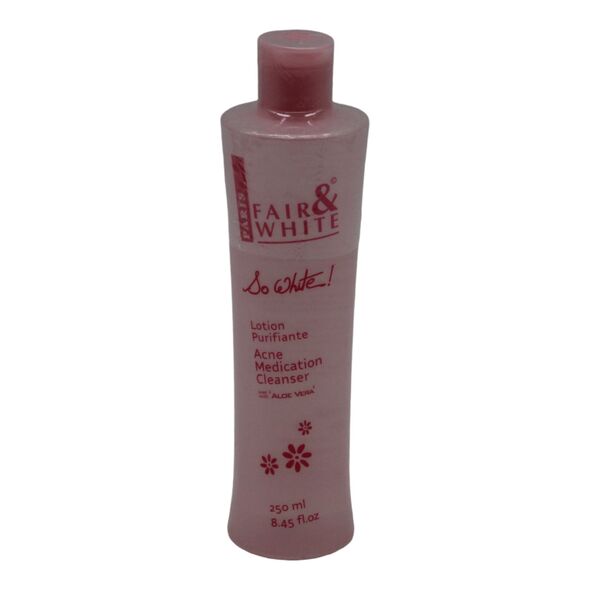 Fair & White Acne Medication Cleanser Lotion (250ml) - image 3 | Afro Family Shop | KulturCart