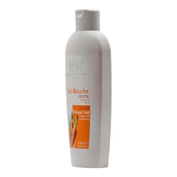 Paris F&W Gel Douche Carrot Shower Gel Brightening & Tonifying (1000ml) - image 4 | Afro Family Shop | KulturCart